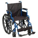 Drive Transport/WheelchairWheelchairs K1 Product Description: BlueStreak/L FlipBackArms,SwgFt,1/cs (See Details) - Retail: $128