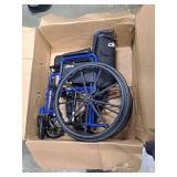 Drive Transport/WheelchairWheelchairs K1 Product Description: BlueStreak/L FlipBackArms,SwgFt,1/cs (See Details) - Retail: $128