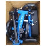 Whlicks Premium Knee Scooter for Adults for Foot Surgery, Foldable & Steerable Knee Walker with Dual Brakes, Medical Knee Scooter for Broken Foot Injured, Lightweight Leg Scooter for Broken Ankle - Re