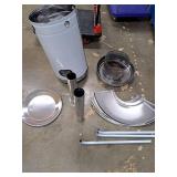 Hampton Bay 48K BTU Stainless Steel Patio Heater (See Details) - Retail: $159