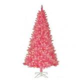 Puleo International 6.5  Pre-Lit Fashion Pink Artificial Christmas Tree - 6.5 - Retail: $114