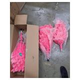 Puleo International 6.5  Pre-Lit Fashion Pink Artificial Christmas Tree - 6.5 - Retail: $114