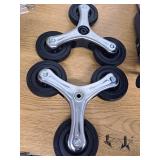 VEVOR Stair Climber Trolley Dolly, 36L Folding Shopping Cart, Grocery Cart Trolley Laundry Stair Climbing Handcart with 6 Wheels & Oxford Cloth Bag (See Details)