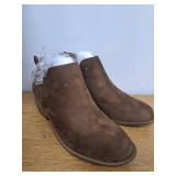 Journee Womens Livvy Back Heel Zip Stacked Heel Booties, Widths Available Size 8 - Retail: $60