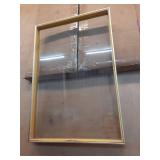 Gold frame with glass 12x18