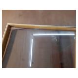 Gold frame with glass 12x18