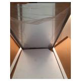 24 in. W x 36 in. H Rectangular Aluminum Alloy Framed Rounded Black Bathroom Wall Mirror (See Pic #4)