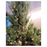 Fraser Hill Farm 4-ft Adirondack Pre-lit Artificial Christmas Tree with White LED Lights - Retail: $120