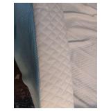 4 Inch Gel Memory Foam Mattress Topper Size 76X80X4 inch, Cooling Bed Topper for Pressure Relief with Removable Breathable Soft Cover, CertiPUR-US Certified - Retail: $80