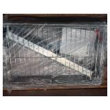 VEVOR 2 Tier 15.7\"Wx21\"Dx3.2\"H Pull Out Cabinet Organizer, Heavy Duty Slide Out Pantry Shelves, Steel Roll Out Drawers, Sliding Drawer Storage for Home, 18.5\"Wx22.5\"Dx19\"H Install Size for Cabin