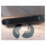 Dreo Tower Fan for Bedroom, 25ft/s Velocity Quiet Floor Fan, 90° Oscillating Fans for Indoors with 4 Speeds, 4 Modes, 8H Timer, Standing Fans, Bladeless Fan, Black, Nomad One (DR-HTF007) - Retail: $6