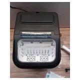 ecozy Countertop Ice Maker, Portable, Self-Cleaning, 9 Bullet Ice Cubes in 6 Mins, 26lbs/24Hrs, Ice Maker Machine with Ice Bags, Handle, Standing Scoop and Basket, Black - Retail: $70