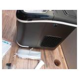 ecozy Countertop Ice Maker, Portable, Self-Cleaning, 9 Bullet Ice Cubes in 6 Mins, 26lbs/24Hrs, Ice Maker Machine with Ice Bags, Handle, Standing Scoop and Basket, Black - Retail: $70