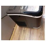 ecozy Countertop Ice Maker, Portable, Self-Cleaning, 9 Bullet Ice Cubes in 6 Mins, 26lbs/24Hrs, Ice Maker Machine with Ice Bags, Handle, Standing Scoop and Basket, Black - Retail: $70