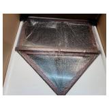 Flash Furniture Quincy Flag and Certificate Display Case, Solid Pine Wood Flag Shadow Box Fits 9x5 Folded Burial Flag - Retail: $133