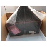 Flash Furniture Quincy Flag and Certificate Display Case, Solid Pine Wood Flag Shadow Box Fits 9x5 Folded Burial Flag - Retail: $133