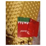 Glitzhome Gold Hammered Metal Tree Collar Tree Base Cover Decorative Christmas Tree Ring for Christmas Decoration, 22" D - Retail: $55