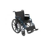 Drive Medical Blue Streak Wheelchair - 20 Seat, (Missing Foot Support) - Retail: $128
