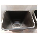 Pack of 2 ,Trash Bin Kitchen Trash Can Recycling Bins Plastic Bin Garbage Can. - Retail: $100