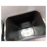 Pack of 2 ,Trash Bin Kitchen Trash Can Recycling Bins Plastic Bin Garbage Can. - Retail: $100