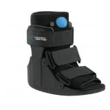 United Ortho USA14115 Short Air Cam Walker Fracture Boot, Medium, Black