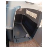 SportPet Designs Plastic Kennels Rolling Plastic Wire Door Travel Dog Crate, XXL - Retail: $195