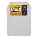 Gamma2 Vittles Vault Outback Pawprint Plastic Dry Pet Food Storage Container  Gray  35 Pound Capacity