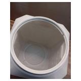 Gamma2 Vittles Vault Outback Pawprint Plastic Dry Pet Food Storage Container  Gray  35 Pound Capacity