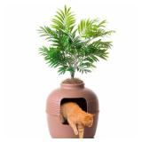 Good Pet Stuff Hidden Cat Litter Box Planter Tan