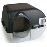Omega Paw Elite Self-Cleaning Litter Box, Black