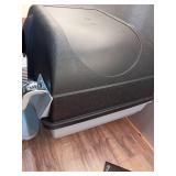 Omega Paw Elite Self-Cleaning Litter Box, Black