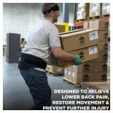 Ergodyne ProFlex 1500 Weight Lifters Style Back Support Belt, Medium, Black