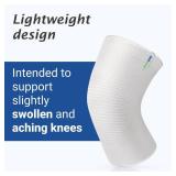 Actimove Everyday Supports Mild Knee Support - Mild Support, Lightweight, Easy to Apply for Slightly Swollen and Aching Knees White, Small