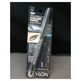 Revlon ColorStay Pencil Waterproof Eyeliner, Smudge-Proof, Eye Makeup with Built-In Sharpener, 201 Black, 0.01 oz