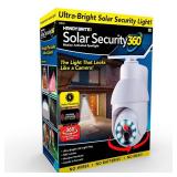 Ontel Handy Brite Security 360 LED Light, 360-Degree Fake Security Camera with 8 Super-Bright LED Lights, Weather-Resistant Motion Sensor Light for Home Security, Solar-Powered Outdoor Light