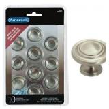 Amerock TEN1586ORB Inspirations Round Knob  Silver 1-1/4, Pack of 10