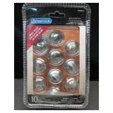 Amerock TEN1586ORB Inspirations Round Knob  Silver 1-1/4, Pack of 10