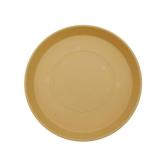 The HC Companies Round Prima Flower Pot Saucers - Plastic Plant Saucer for Outdoors & Indoors - Traditional Plant Pot Trays for Water Drainage -Durable Plant Tray (8.5-inch Honey, Pack of 1)