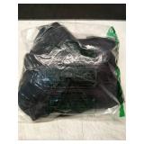 COCOPEAR Women Elegant Crossover One Piece Swimdress Floral Skirted Swimsuit(FBA),Black,Large / 8-10