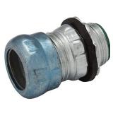 Raco Hubbell 2914RT Steel EMT Compression Connector, Rain Tight, Insulated, 1", Gray (Pack of 15)