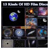 Galaxy Projector, 13 in 1 Planetarium Star Projector Realistic Starry Sky Night Light with Solar System Constellation Moon for Kids Adults Bedroom Ceiling Home Theater Living Room Decor - Retail $30