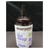 EO Everyone Lavender & Aloe 3-in-1 Body Wash Bubble Bath Shampoo 32 Oz.