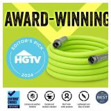 Flexzilla Garden Lead-in Hose 5/8 in. x 3 ft., Lightweight All-Weather Water Hose, Durable and Flexible, Leak-Free Connections