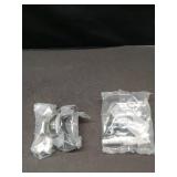 Ideal Security Model GLK Deadbolt for Storm and Screen Doors, Key Lock, Black (2-Piece Set)