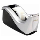 Scotch Desktop Tape Dispenser, Silvertech Two-Tone (C60-ST)