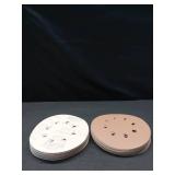 Dura-Gold Premium 220 Grit 5" Sandpaper Discs, 8 Hole Pattern Dustless, 50 Discs - Hook & Loop Backing for Orbital DA Sander, Detailing Finishing Color Sanding Automotive Paint Woodworking