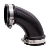 Fernco Schedule 40 2 in. Hub x 2 in. Dia. Hub PVC Elbow