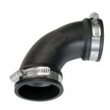 Fernco Schedule 40 2 in. Hub x 2 in. Dia. Hub PVC Elbow