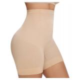 FRESBEIT Womens Shapewear Tummy Control, Girdles for Women Body Shaper High Waist Shapewear Shorts Under Dress M