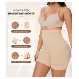FRESBEIT Womens Shapewear Tummy Control, Girdles for Women Body Shaper High Waist Shapewear Shorts Under Dress M